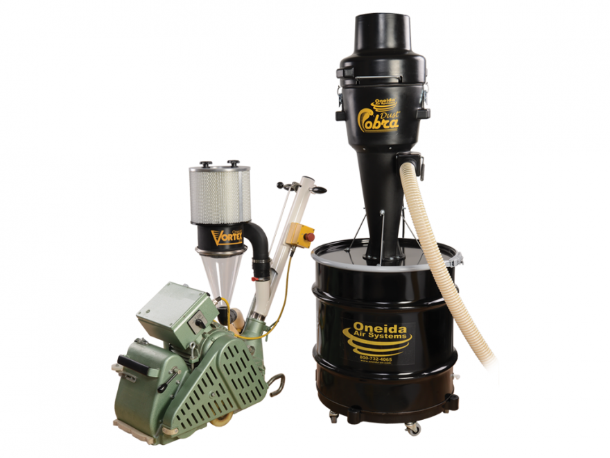 Introducing the 2016 Redesigned Vortex Dust Containment System Oneida