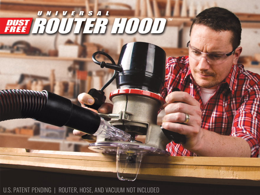 Introducing the World's First Universal DustFree Router Hood Oneida