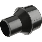 Front view of Hard Plastic Duct Reducer Fitting #DRL030200