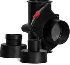 4" x 4" x 4" / 2.5" / 1.5" Supercell Quick Clamp Gated Tee-Joint Kit