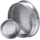 Side view of Steel End Cap Fitting for Ductwork Runs #DCZ080000