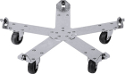 Front angled view of the assembled Steel Drum Dolly
