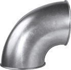 Side view of Quick-Clamp 90 Degree Short Radius Elbow Ductwork Fitting #GES049000