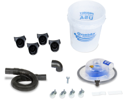 Dust Deputy Low-Pro Lid Separator Deluxe Kit assembled