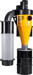 5hp 3ph Dust Gorilla Pro SMART Boost 55 Gal. Wall-Mounted HEPA-GFM Cyclone Dust Collector