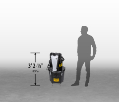 Front view of fully assembled Oneida XT-14 Dust Extractor 