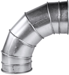 Quick-Clamp Duct Short Radius Elbows
