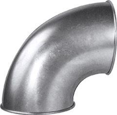 Quick-Clamp Duct Short Radius Elbows