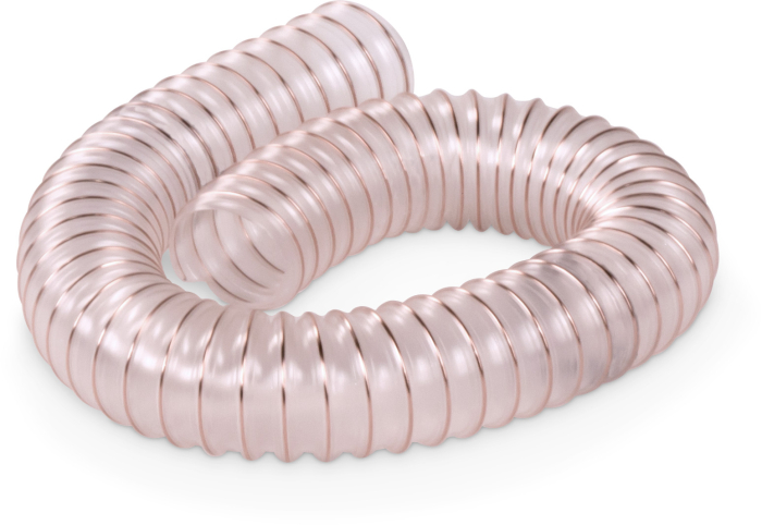 2" x 3' Clear Reinforced AS Flex-Hose