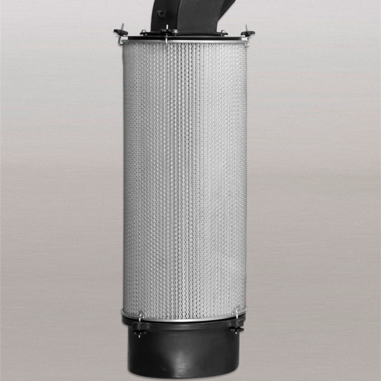 Large HEPA-Grade Media Cartridge Filter and Plenum