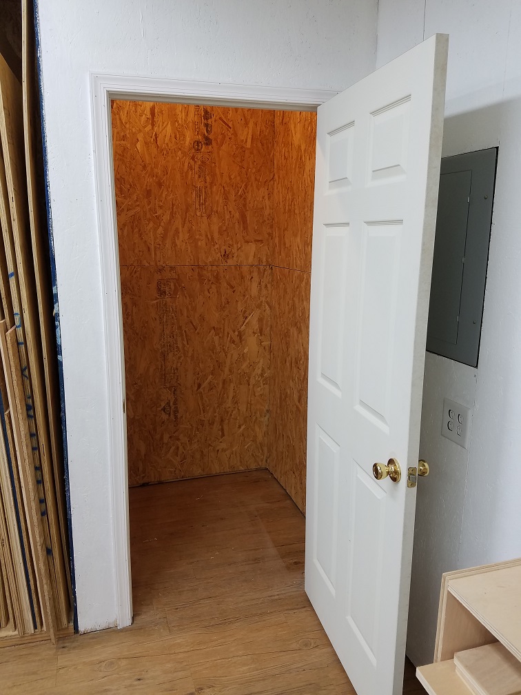 The space designated for the dust collector