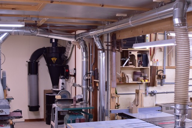 La Due Guitars V-System 3000 installation with ductwork