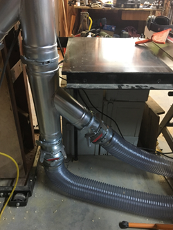 Y-branch, blast gates, and flexhouse