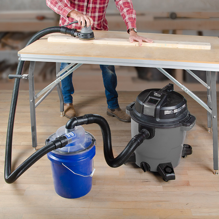 The Dust Deputy® LowPro Lid Separator at Lowe