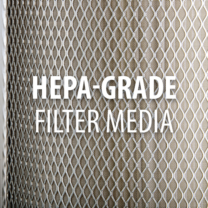 Mini-Gorilla Dust Collector HEPA-Grade Filter Media Closeup