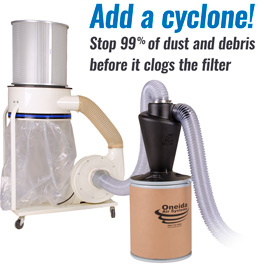 Super Dust Deputy 4 inch Deluxe Kit with Dust Collector Filter Retrofit