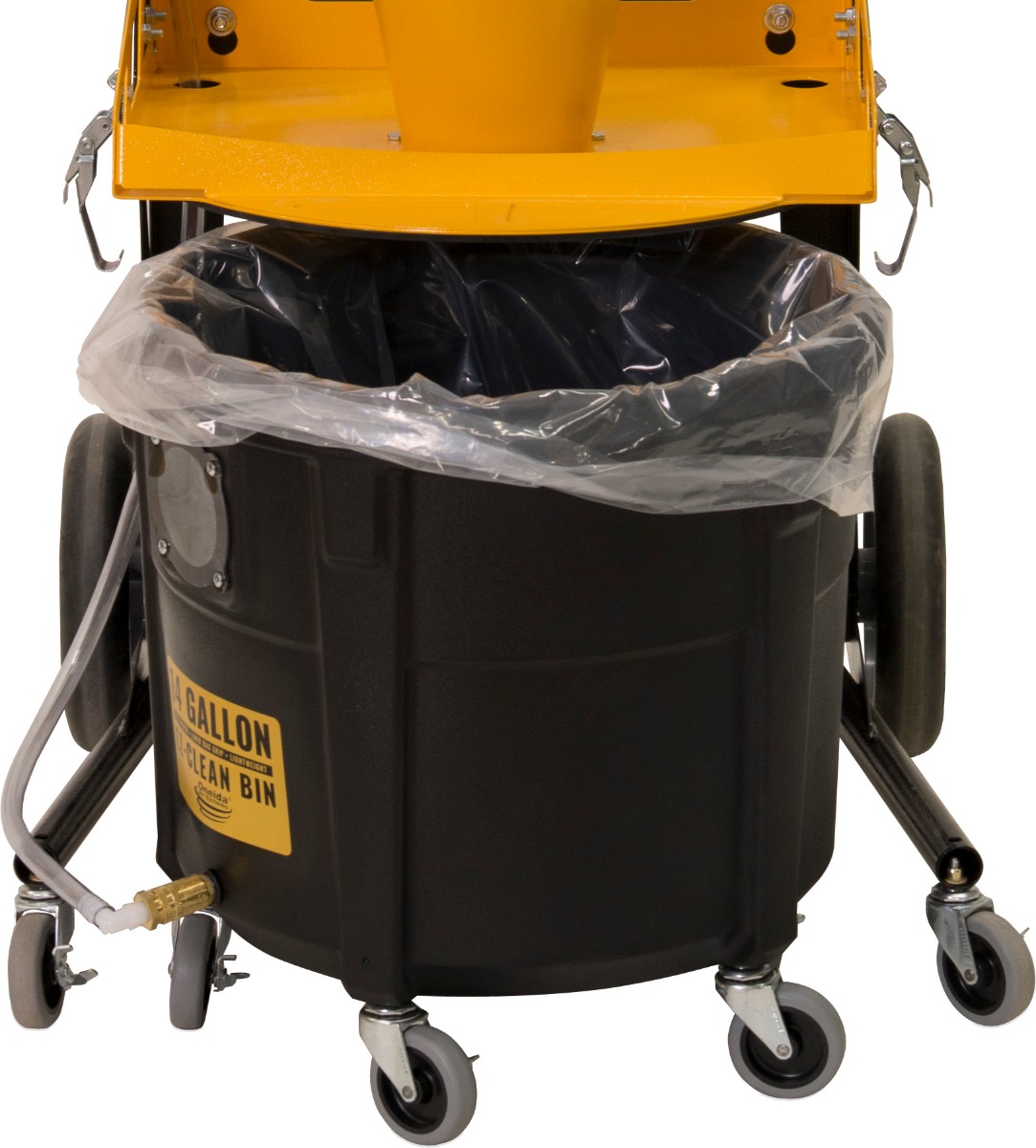 Mobile dust bin is easy to handle